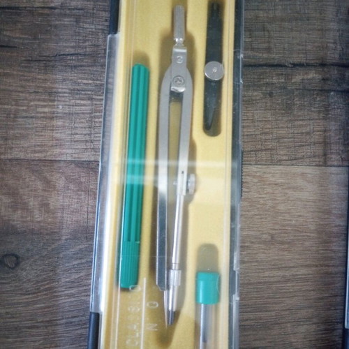 Vintage compass sets, three pieces new