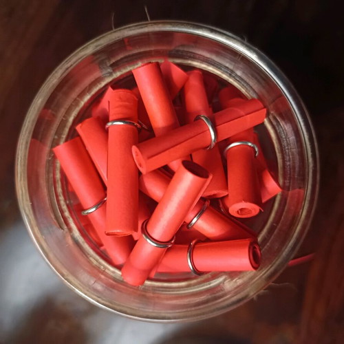 Love jar with 100 red scrolls new