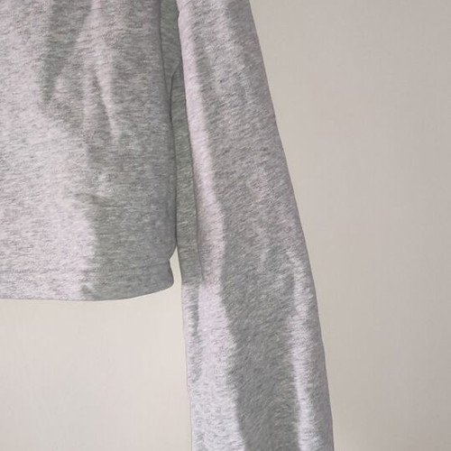 Shein crop top used, size M, gray