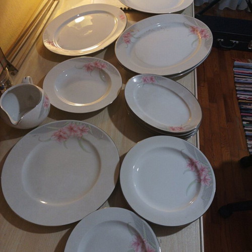 Eschenbach Bavaria Porcelain Dinnerware Set 69 Pieces New