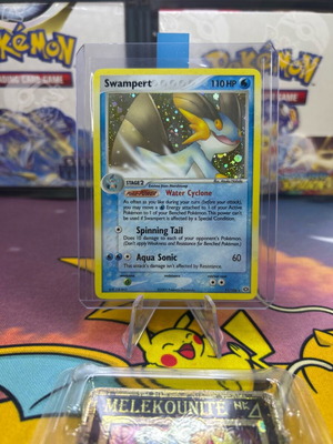 Pokemon card Swampert holographic ex emerald