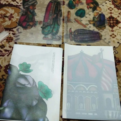 Karagiozis and His Company figures and sceneries set