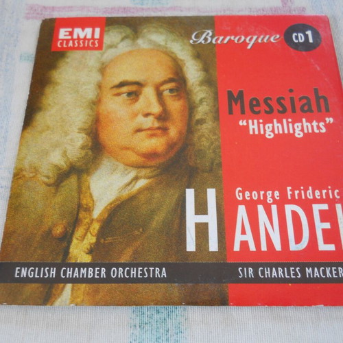 George Frideric Handel Messiah Highlights Baroque CD 1