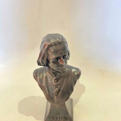 Antique Franz Liszt Bust used 16x9