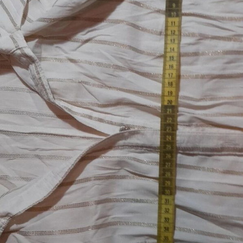 Unique No 3 Y2K shirt like new, white with gold details