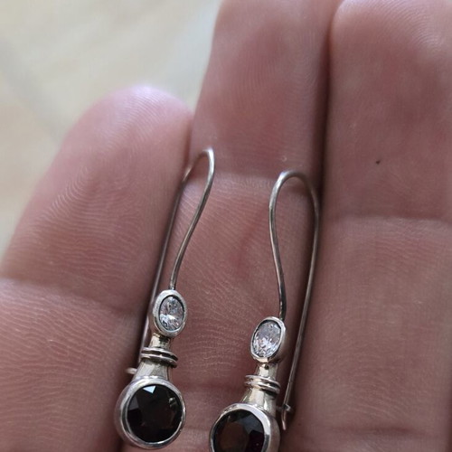 Silver earrings 925 stamped, like new