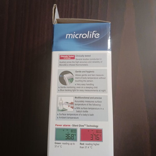 Microlife Forehead Thermometer new, non-contact electronic