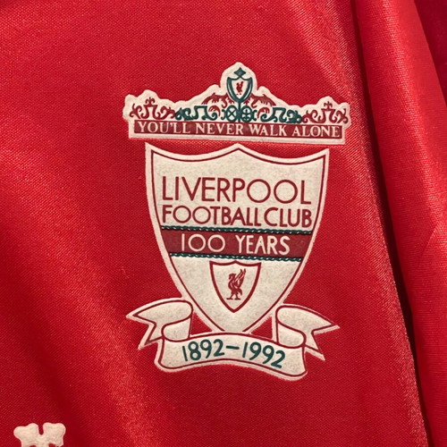 Liverpool 1992-1993 Season Jersey like new, XL, 100 Years Anniversary
