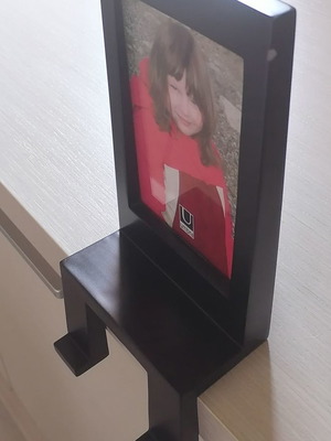Umbra photo frame used, black, for furniture edge 12x17x27 cm