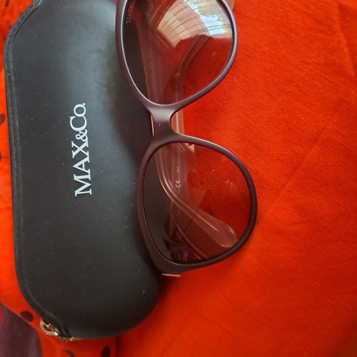 Max&Co. women's cat-eye oversized sunglasses with case
