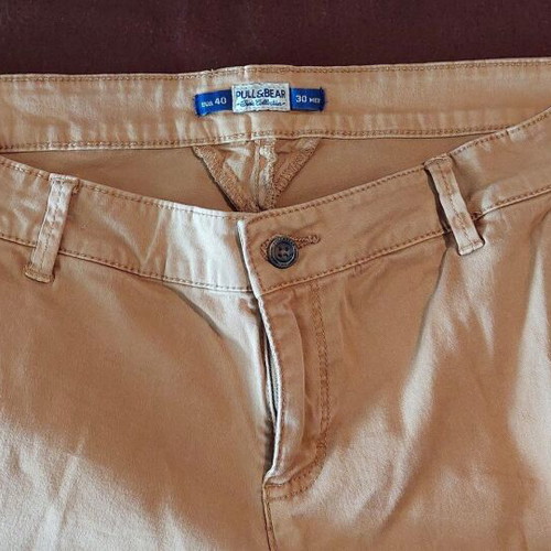 Pull & Bear pants size Large 40, beige brown