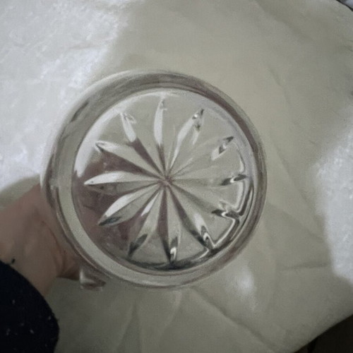 Crystal decanter new with stopper