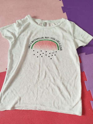 Stradivarius short-sleeve T-shirt Small used with watermelon print