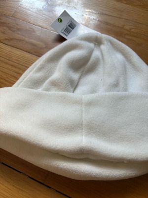 Hat and scarf set new, white