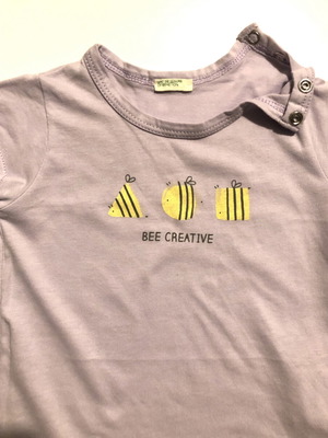 Benetton Lilac T-Shirt Set for 6-9 Months Like New