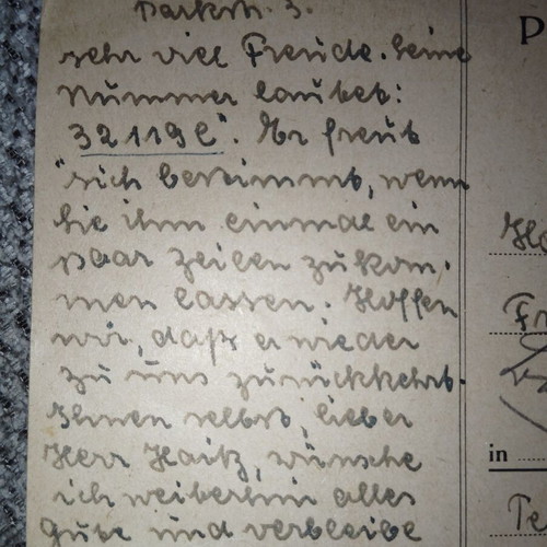 Feldpost 1942-1943 historical archive Franz Heitz new