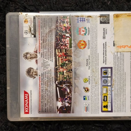 PES 2010 PlayStation 3 like new, sports game