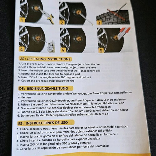Vehicle Tire Quick Repair Kit new