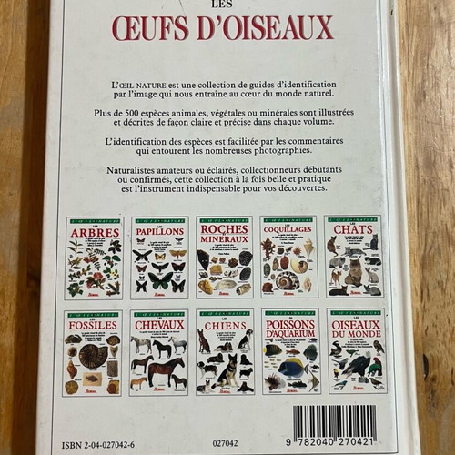 Les œufs d’oiseaux book like new, French bird egg guide