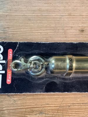 Zippo fuel canister new in gold color