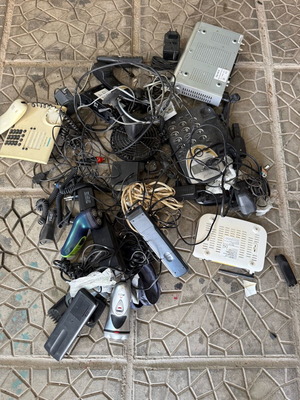 Various old electric items used