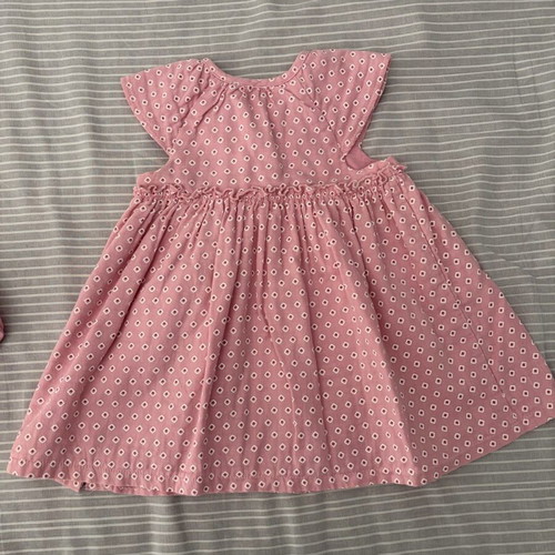 Mayoral baby dress like new, set with bloomers and headband