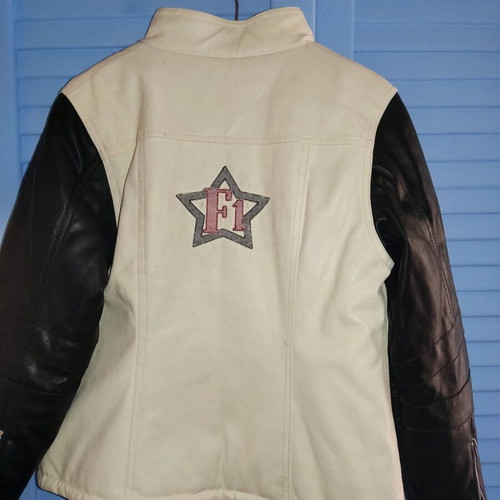 Lapin leather kids jacket used with wear