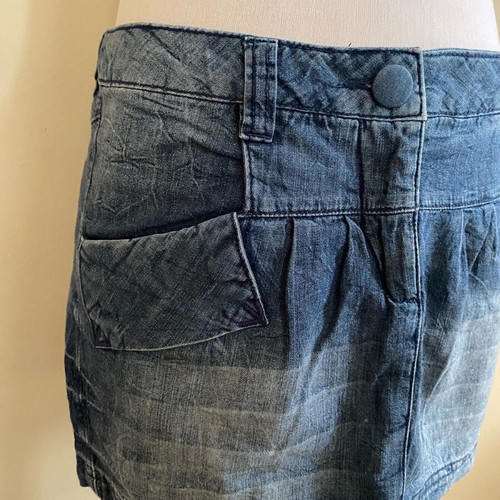 Maui Wowie τζιν μίνι φούστα καινούργια, μέγεθος XS, μπλε