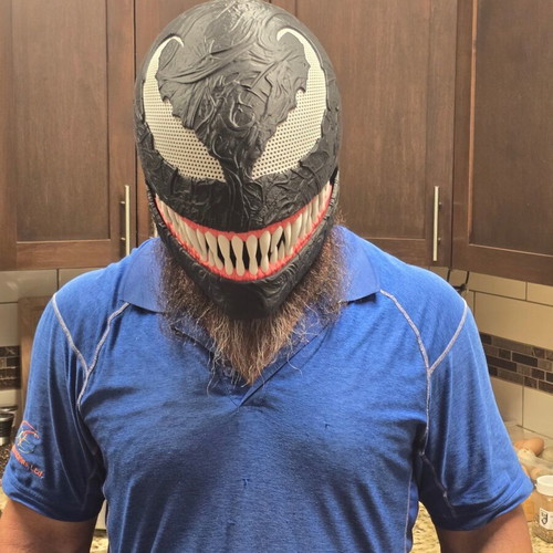 Venom helmet new, printed mask