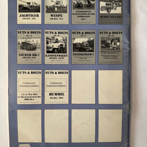 Nuts & Bolts Vol. 08 Experimental Flak-Weapons of the Wehrmacht Part 2 like new