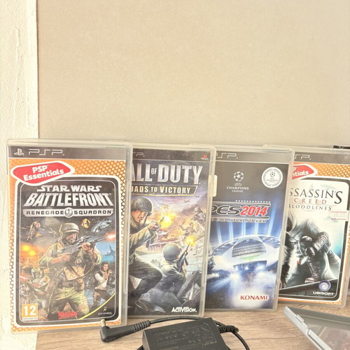 Sony PlayStation Portable PSP used with 14 games and charger