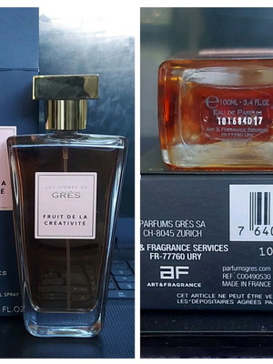 Unisex French perfume Fruits de la creativite by Gres 100ml EDP new