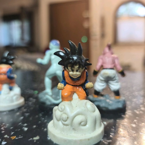 Dragonball figures used, set of 4 pieces