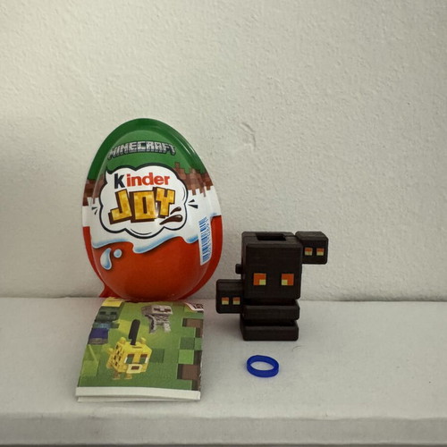 Kinder Joy Minecraft Magma Cube figure new
