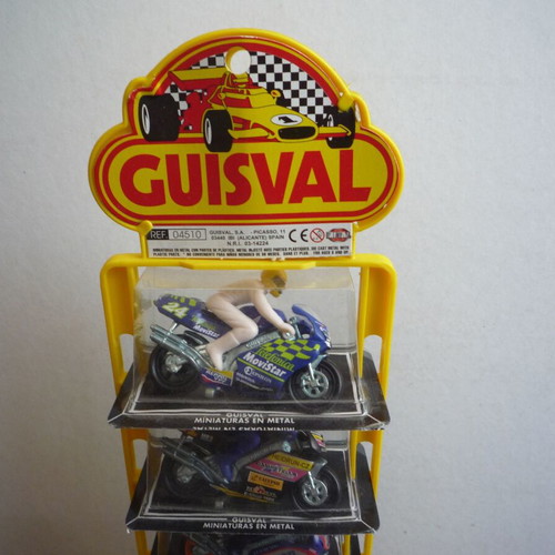 Guisval street motorcycles pack of 6 mini 1:22 scale