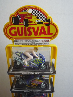 Guisval street motorcycles pack of 6 mini 1:22 scale