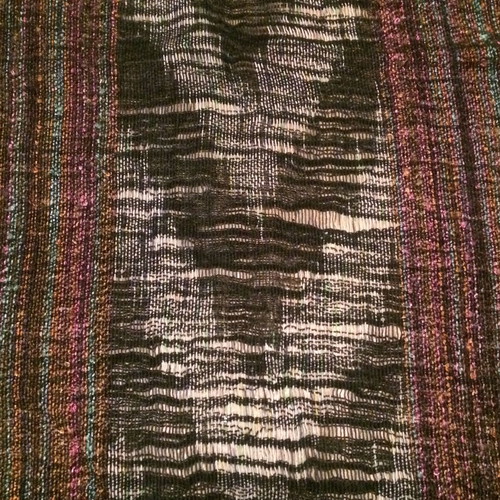 SCARF/CAP OF SPARSE KNITTING