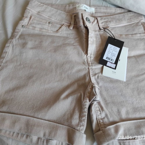 ICHI bermudas new, size S, blue and beige, pack of 2