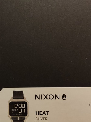 Nixon Heat ψηφιακό ρολόι, ασημί