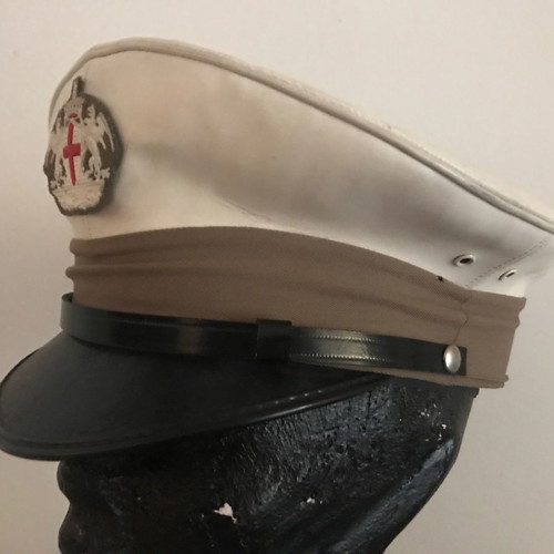 Italian police cap used (Genoa)