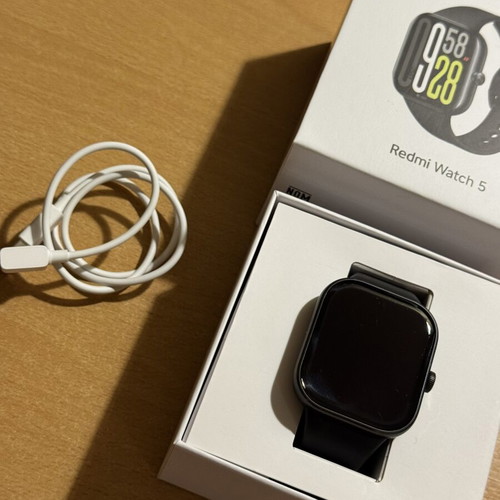 Xiaomi Redmi Watch 5 Aluminium 48mm like new, waterproof with heart rate monitor