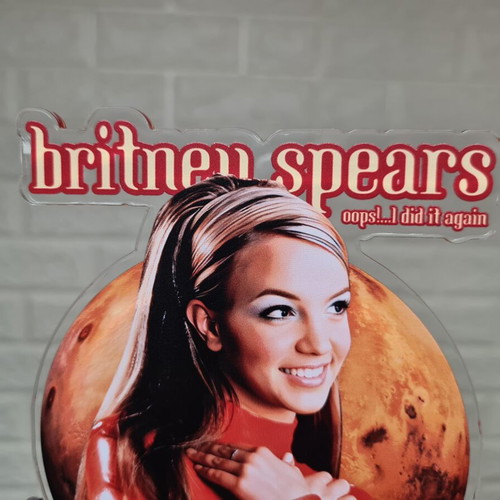 Britney Spears Oops I Did It Again Acrylic Figure 15cm like new