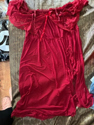 Nightgowns new, red and black set, size XXXL