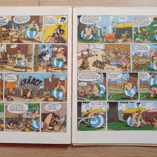 Asterix et le chaudron 1981 edition with minor spine damage