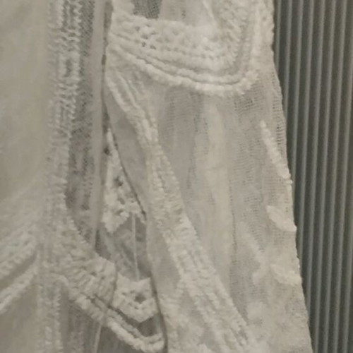 Women's kimono new, white, size L