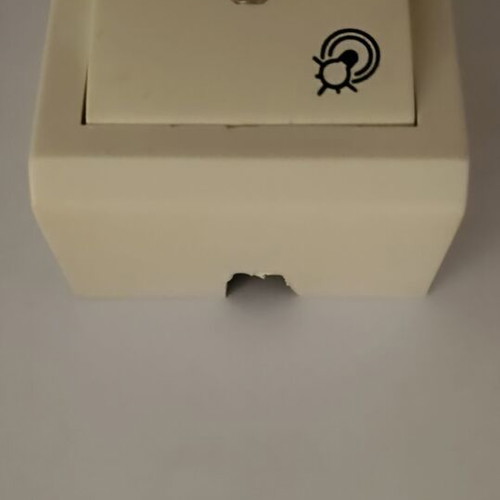 Button switch 220V with indicator light like new, outdoor type