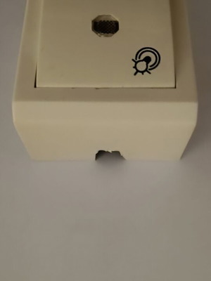 Button switch 220V with indicator light like new, outdoor type