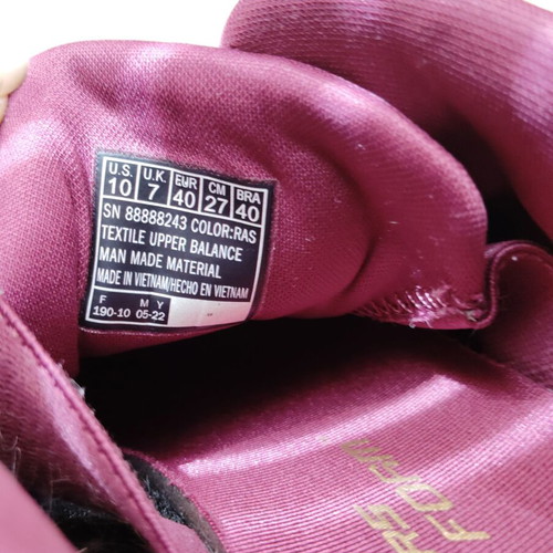 Skechers sneakers size 40 used, burgundy