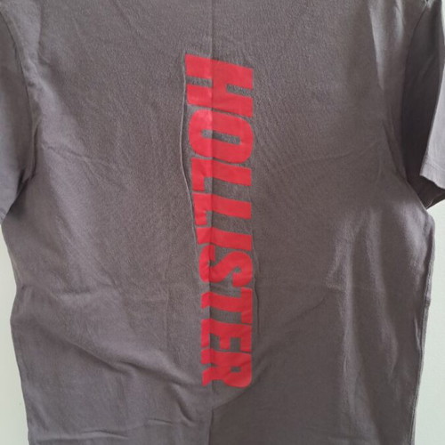 Hollister men's t-shirt like new, gray, size S