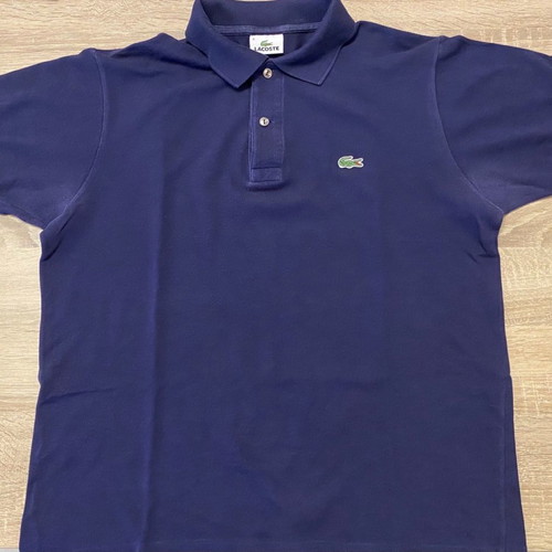 Lacoste мъжка поло тениска синя употребявана, размер M